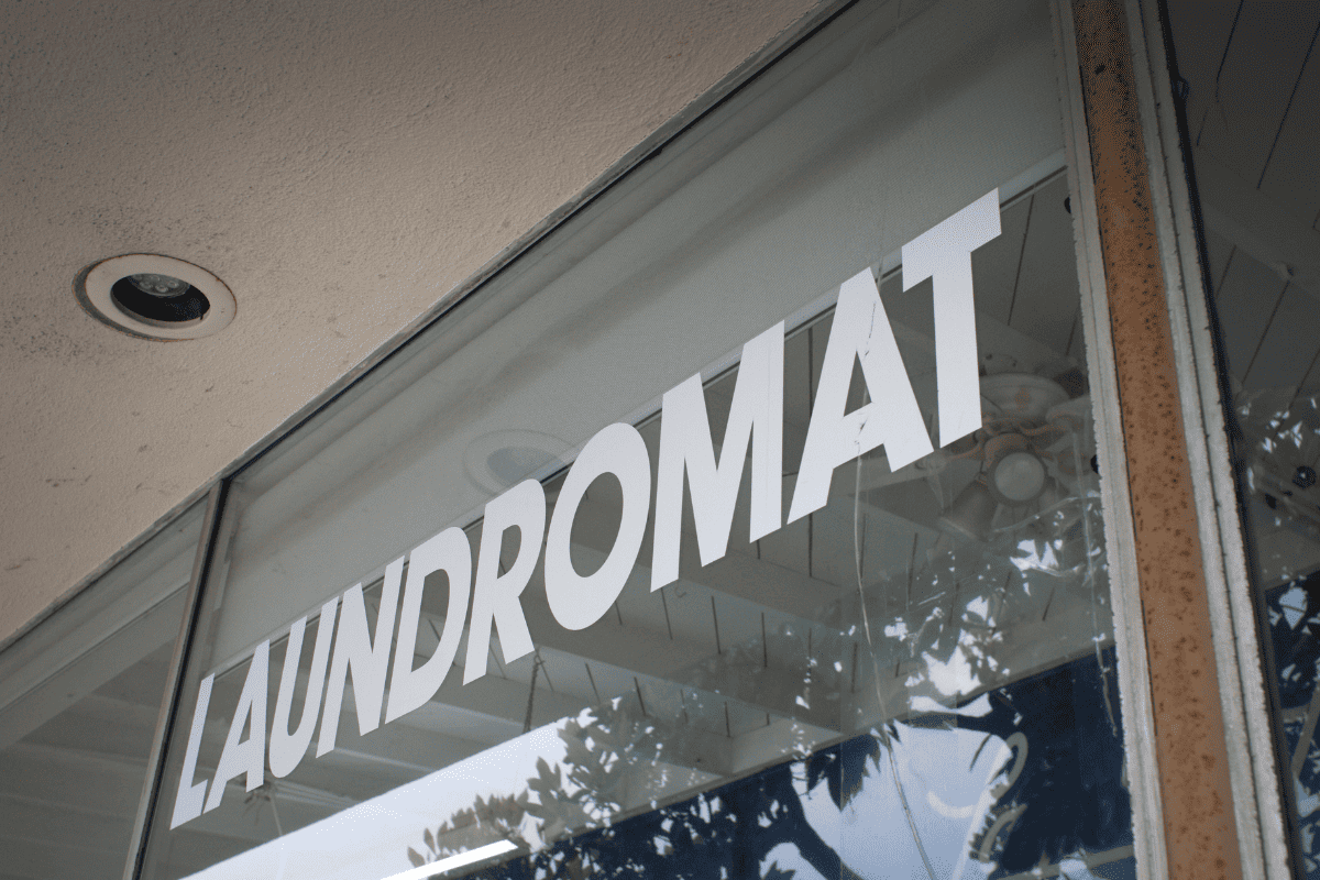 Laundromat sign