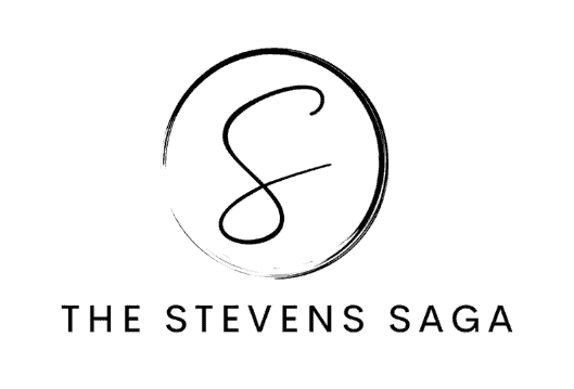 white stevens saga logo